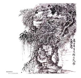 书画 精品收藏贴 30副国画树木临摹图