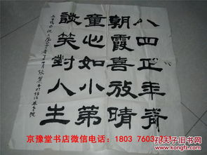 张丽书法 中国著名书法名家精品宣纸书法作品一幅 62 65