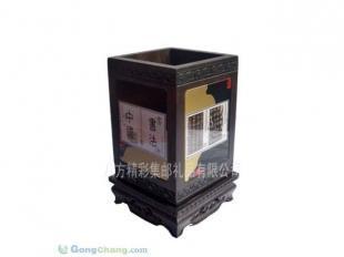 供应《中国古代书法-正楷》黑檀木邮票笔筒_礼品、工艺品、饰品_世界工厂网中国产品信息库